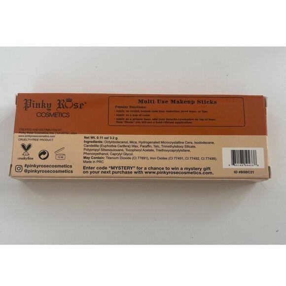 Pinky Rose Cosmetics Multi Use 2 Makeup Sticks Pump Your Bass Jazz Hip Hop NEW‎ - Picture 3 of 3